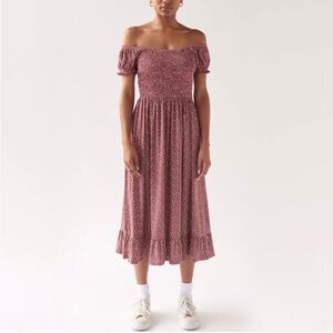 URBAN OUTFITTERS UO Tessie Midi Dress | size XL